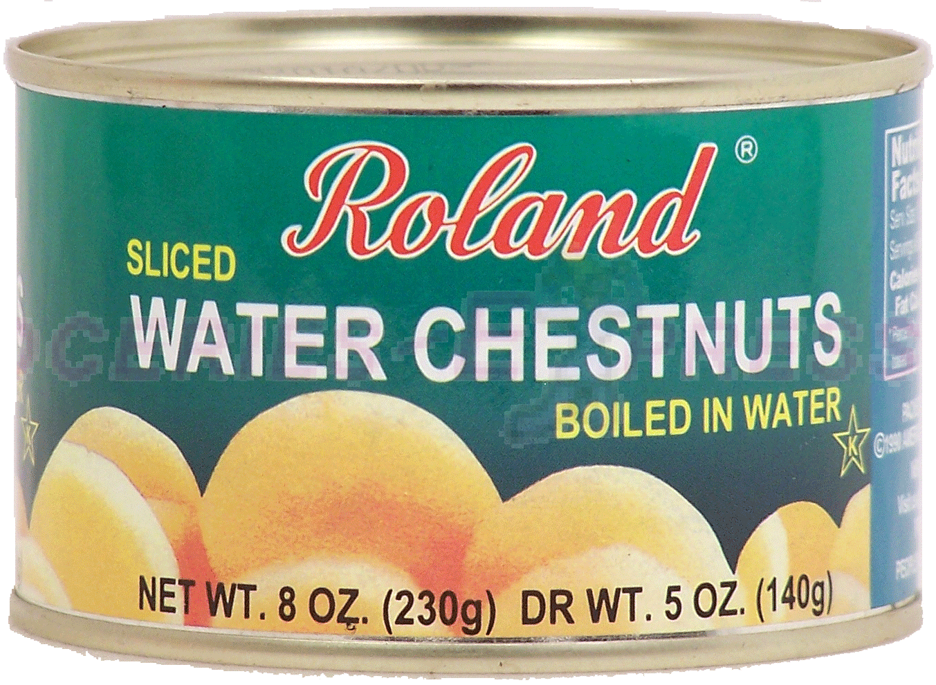 Roland  sliced water chestnuts boiled in water Full-Size Picture